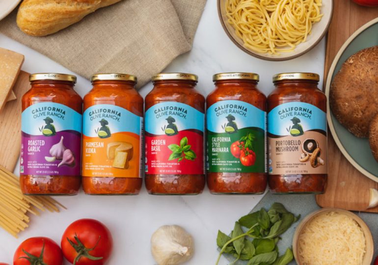 California Olive Ranch expands with line of pasta sauces