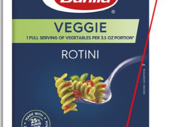 Pasta packaging sparks lawsuit for Barilla