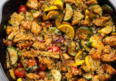 Chicken and Garden Vegetable Skillet