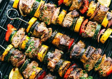 Grilled Tuscan Pork Skewers