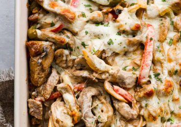 Philly Cheesesteak Casserole