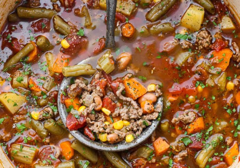 Cowboy Hamburger Soup