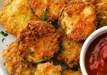 Crispy Parmesan Fried Zucchini