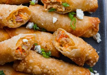 Buffalo Chicken Egg Rolls