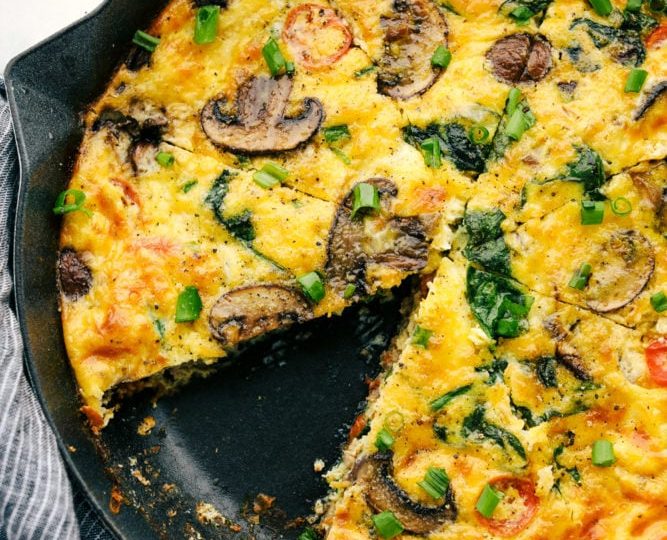 Sausage and Mushroom Frittata