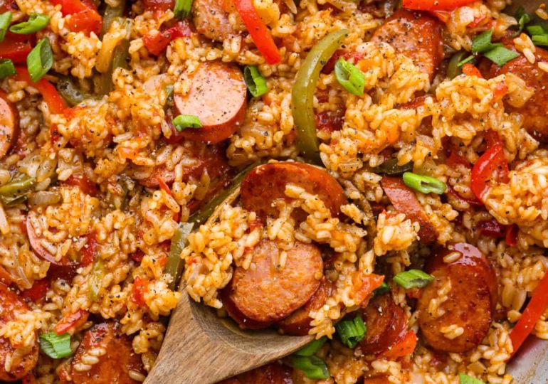 Cajun Rice and Sausage Skillet