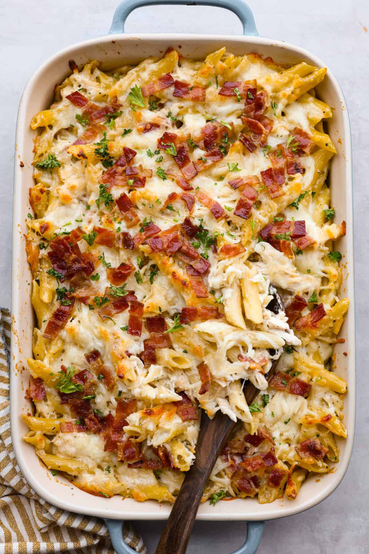 Chicken Bacon Ranch Casserole