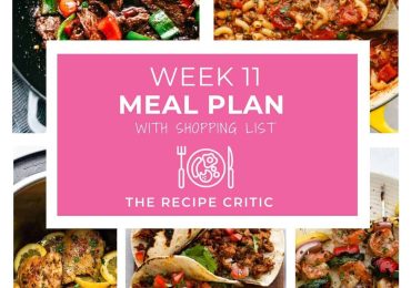 Weekly Meal Plan #11